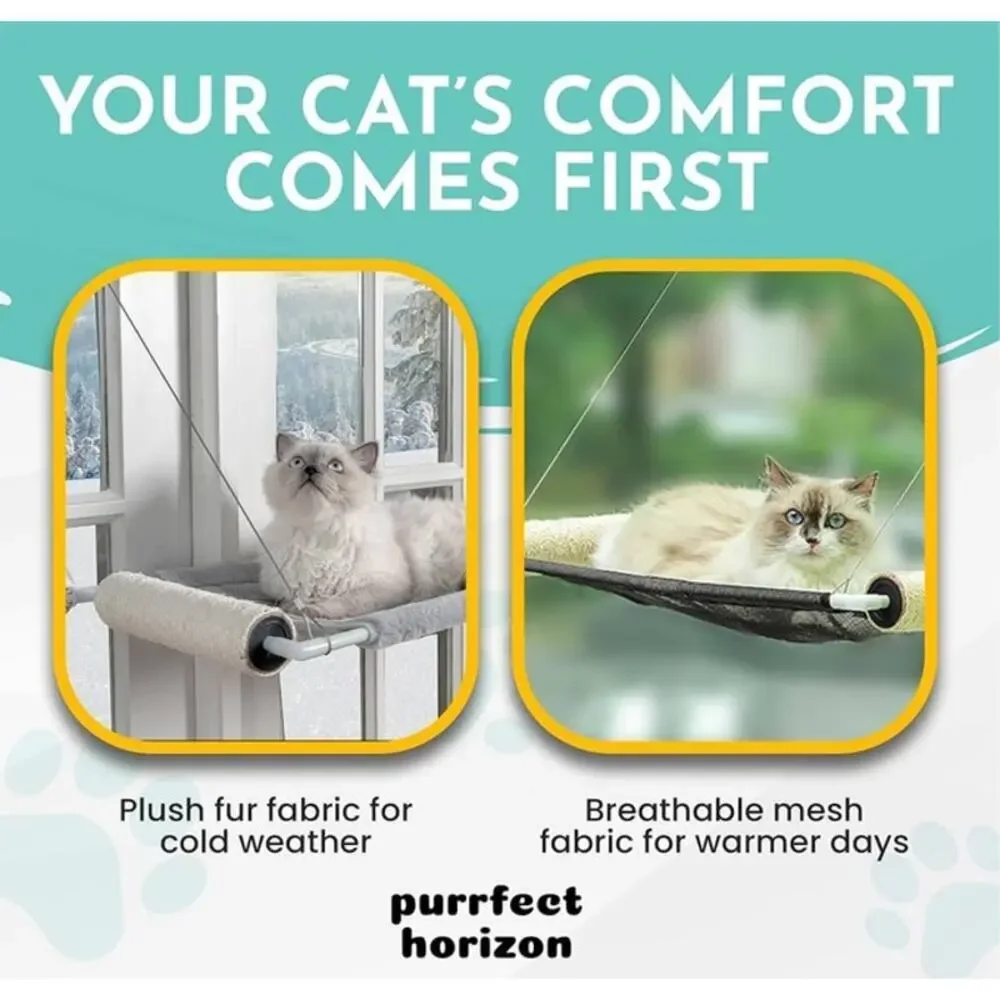 Cat Window Perch Indoor Cat Hammocks for Window 33 Ibs New
